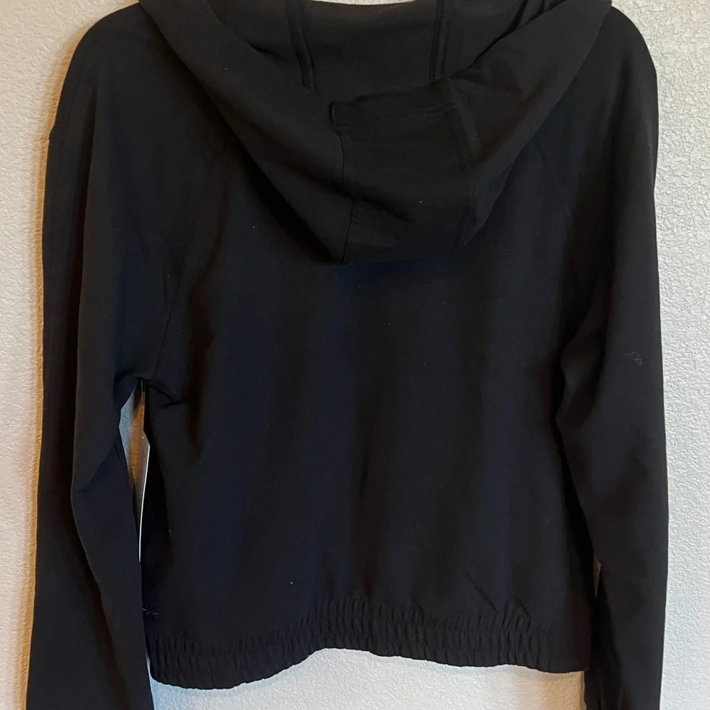 Athleta Black Women's Half-Zip Hoodie - Picture 3 of 4